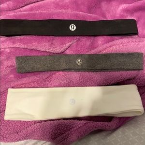 three lulu headbands